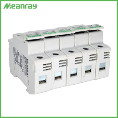 DC1000V 20A 3 Pole DIN Rail Mount Fuse Holder for Solar Protection